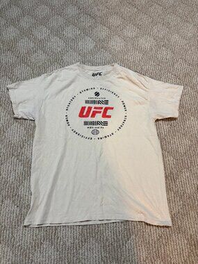 UFC Ultimate Fighting Championship Tan T-Shirt Worldwide UFC Official